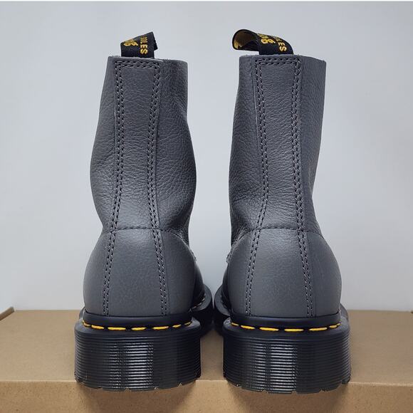 DS Doc Martens Pascal Leather GREY Size 5 - Picture 4 of 7